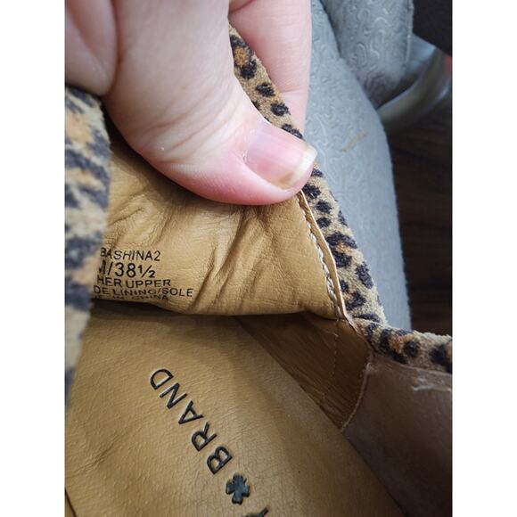 Lucky Brand Leopard Print Booties, EU 38.5/US 8 - Picture 6 of 7